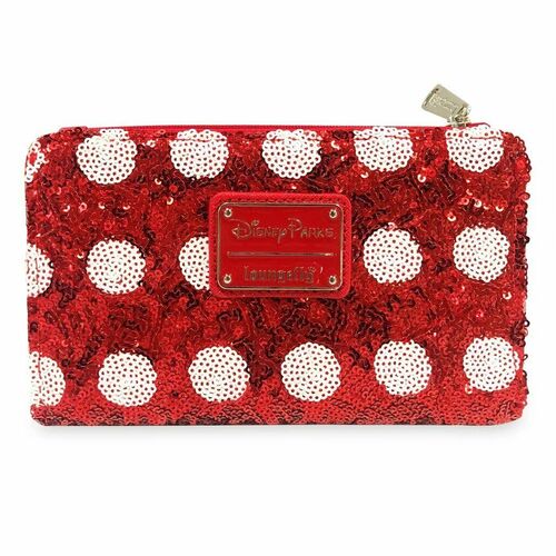 Loungefly Disney Minnie Mouse Bow Sequin Wallet - New, With Tags