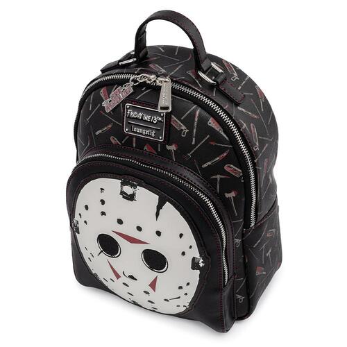 Loungefly Friday The 13th Jason Mask Mini Backpack - New, With Tags