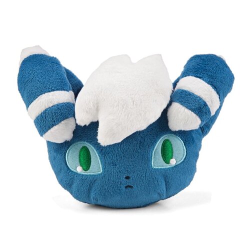 Banpresto Pokemon Meowstic Head Plush Coin Purse - New, With Tags