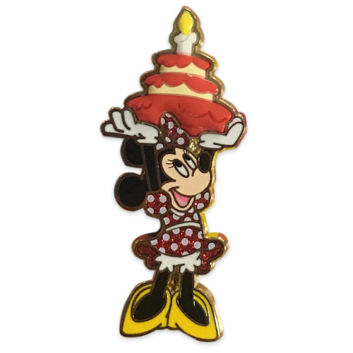 Disney Minnie Mouse Flair Birthday Pin - New, Sealed