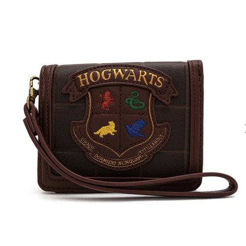 Loungefly Harry Potter Hogwarts Crest Wristlet Wallet - New, With Tags