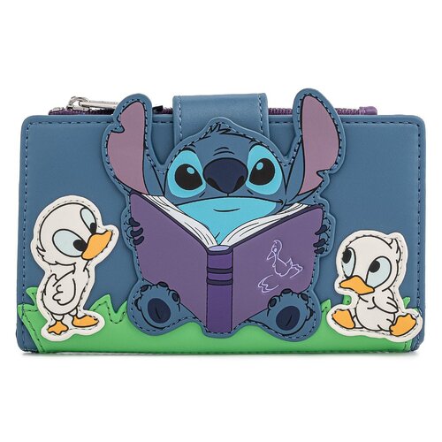Loungefly Disney Lilo & Stitch Storytime Ducklings Flap Wallet - New, With Tags