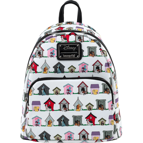 Loungefly Disney Dog Houses Faux Leather Mini Backpack - New, With Tags
