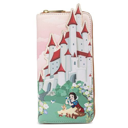 Loungefly Disney Snow White & The Seven Dwarfs The Queen's Castle Zip-Around Wallet - New, With Tags