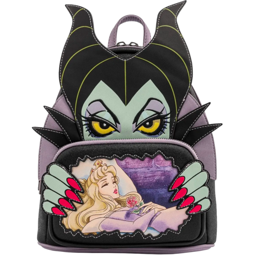 Loungefly Disney Sleeping Beauty Maleficent & Beauty Mini Backpack - New, With Tags