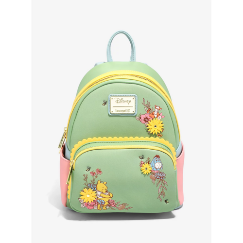 Loungefly Disney Winnie The Pooh Hundred Acre Wood Friends Floral Mini Backpack - New, With Tags