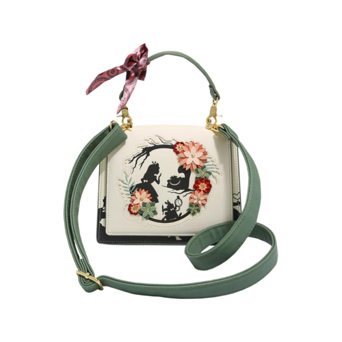 Loungefly Disney Alice In Wonderland Silhouettes Crossbody Bag - New, With Tags
