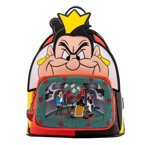 Loungefly Disney Alice In Wonderland Queen Of Hearts Mini Backpack - New, With Tags