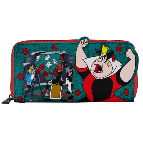 Loungefly Disney Alice In Wonderland Queen Of Hearts Wallet/Purse - New, With Tags