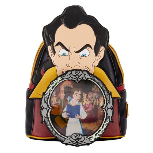 Loungefly Disney Beauty And The Beast Gaston Lenticular (Glows In The Dark) Mini Backpack - New, With Tags