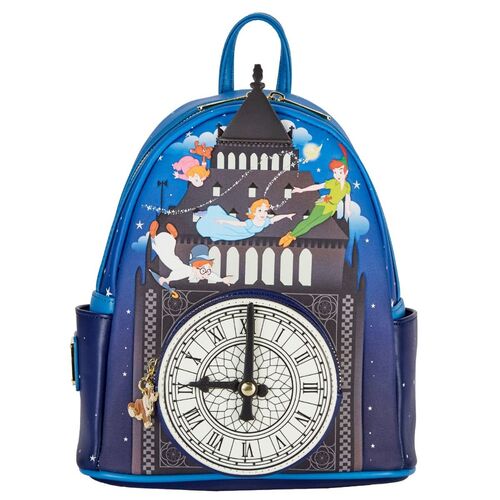 Loungefly Disney Peter Pan Clock (Glows In The Dark) Mini Backpack - New, With Tags