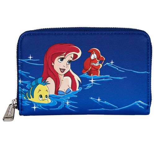 Loungefly Disney The Little Mermaid Ariel Fireworks Zip Wallet/Purse - New, With Tags