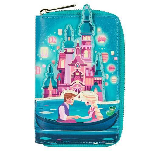 Loungefly Disney Tangled (Rapunzel) Castle (Glow-In-The-Dark) Zip Wallet/Purse - New, With Tags