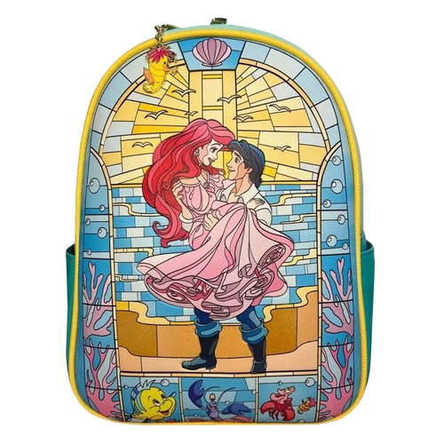 Loungefly Disney Princess The Little Mermaid Stained Glass Mini Backpack - New, With Tags