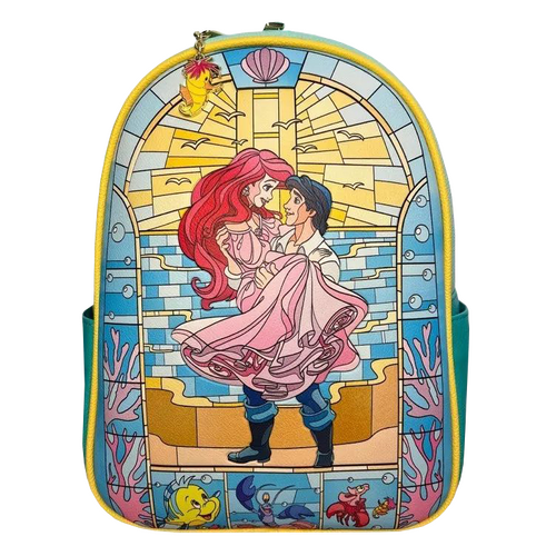 Loungefly Disney Princess The Little Mermaid Stained Glass Mini Backpack - New, With Tags