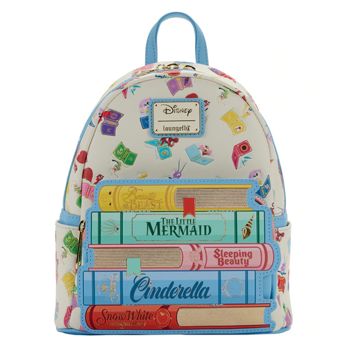 Loungefly Disney Princess Classic Books Mini Backpack - New, With Tags