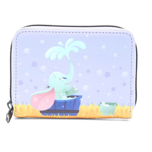 Loungefly Disney Dumbo Bath Time Mini Zipper Wallet - New, With Tags