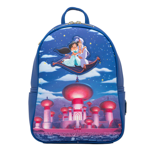 Loungefly Disney Aladdin Magic Carpet Ride (Glows In The Dark) Mini Backpack - New, With Tags