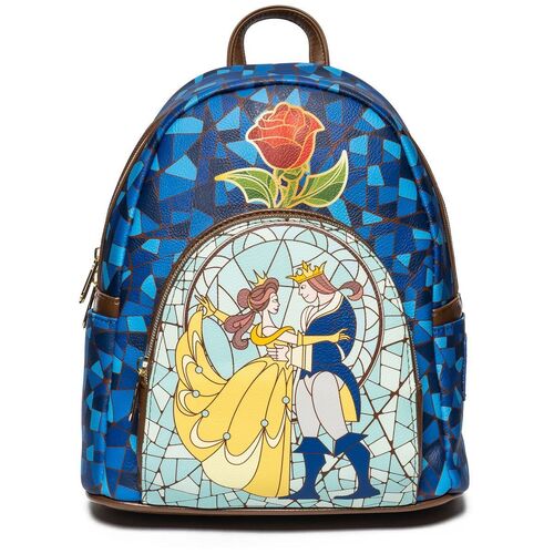 Loungefly Disney Beauty & The Beast Stained Glass Mini Backpack - New, With Tags