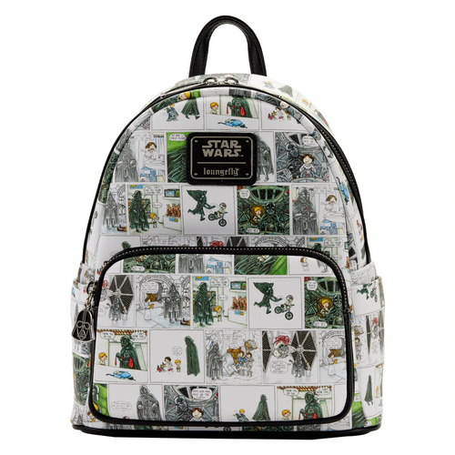 Loungefly Star Wars Darth Vader Comic Strip Mini Backpack - New, With Tags
