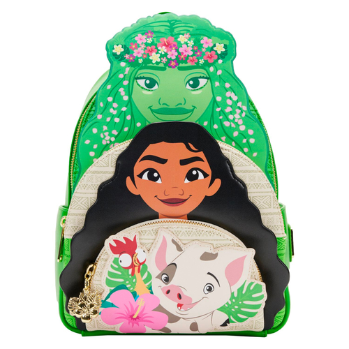Loungefly Disney Moana Friends Trio Mini Backpack - New, With Tags