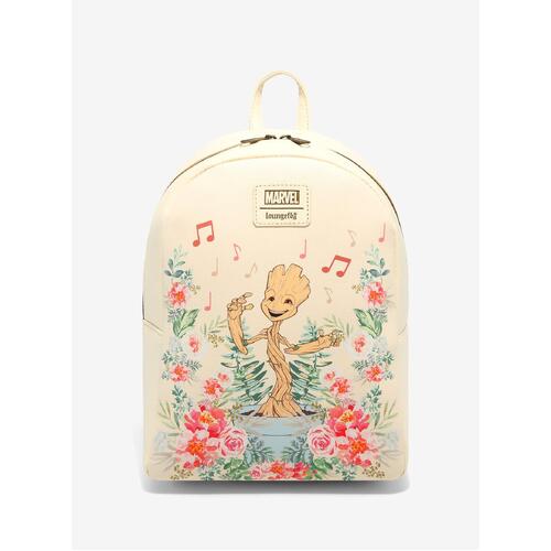 Loungefly Marvel Guardians Of The Galaxy Groot Floral Mini Backpack - New, With Tags