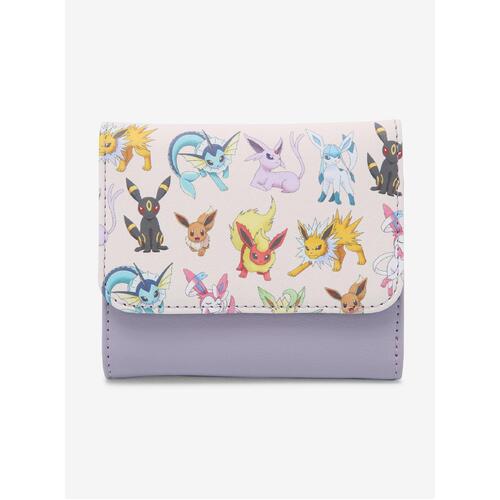 Loungefly Pokemon Eevee Evolution Mini Flap Wallet - New, With Tags