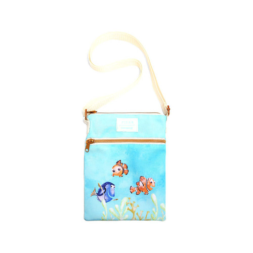 Loungefly Disney Pixar Finding Nemo Watercolor Passport Crossbody Bag - New, With Tags