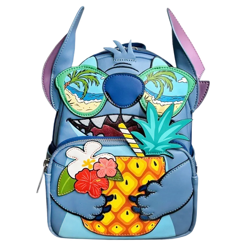 Loungefly Disney Lilo & Stitch Vacation Stitch Mini Backpack - New, With Tags