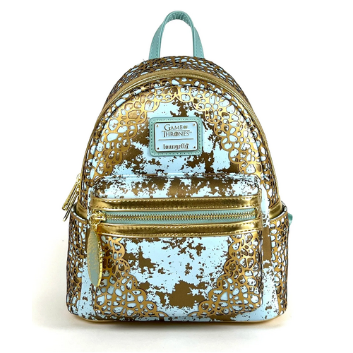 Loungefly Game Of Thrones Daenerys Targaryen Qarth Gold Mini Backpack - New, With Tags