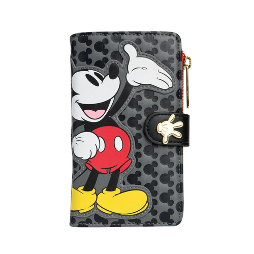 Loungefly Disney Mickey Mouse Snap Flap Wallet/Purse - New, With Tags