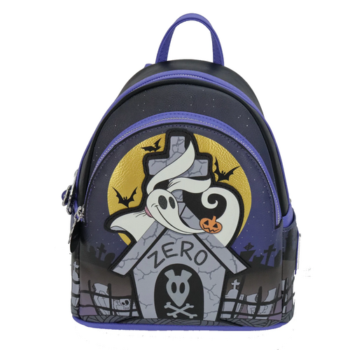 Loungefly Disney The Nightmare Before Christmas Zero Doghouse (Glows In The Dark) Mini Backpack - New, With Tags