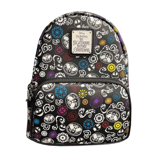 Loungefly Disney The Nightmare Before Christmas Sugar Skull (Glows In The Dark) Mini Backpack - New, With Tags