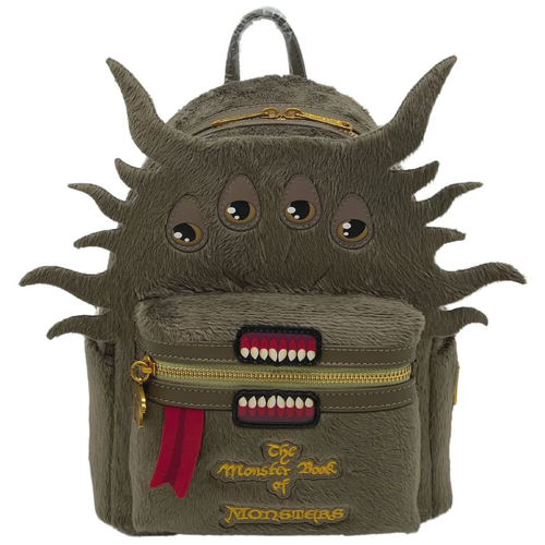 Loungefly Harry Potter Book Of Monsters (Faux Fur) Mini Backpack - New, With Tags