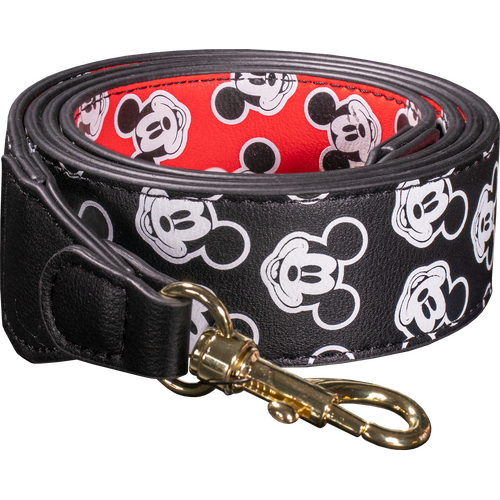 Loungefly Disney Mickey Mouse Reversible Heads Bag Strap - New, With Tags
