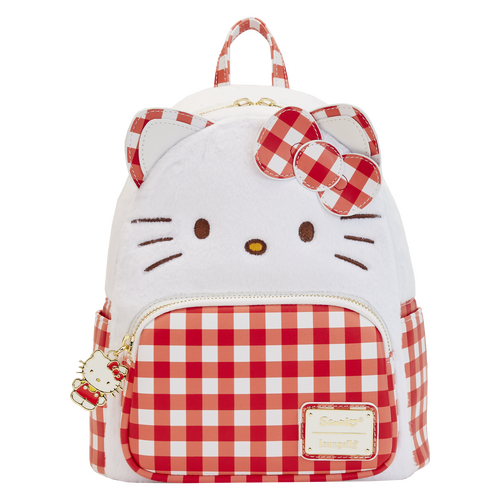Loungefly Sanrio Hello Kitty Gingham Cosplay Mini Backpack - New, With Tags
