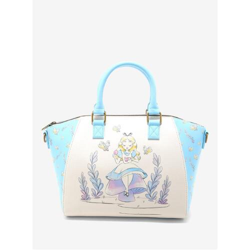 Loungefly Disney Alice In Wonderland Sketch Alice Satchel Bag - New, With Tags