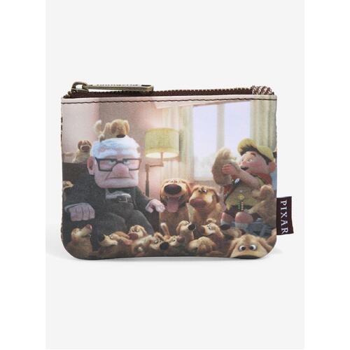 Loungefly Disney Pixar Up Carl & Russell Puppies Portrait Coin Purse - New, With Tags