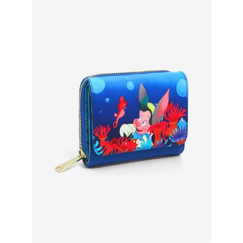 Loungefly Disney Pinocchio Underwater Wallet/Purse - New, With Tags