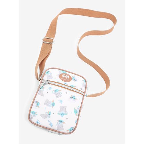 Her Universe Star Wars The Mandalorian Chibi Grogu (The Child aka Baby Yoda) Passport Crossbody Bag - New, With Tags