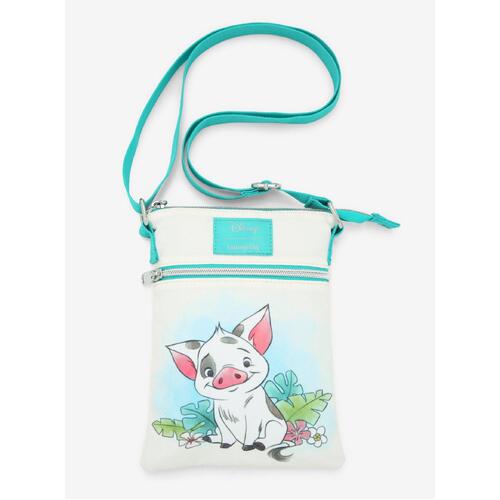Loungefly Disney Moana Pua & Hei Hei Passport Crossbody Bag - New, With Tags