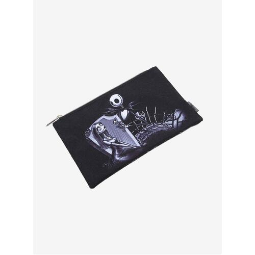 Loungefly Disney Nightmare Before Christmas Jack & Sally Grave Date Makeup Bag - New, With Tags