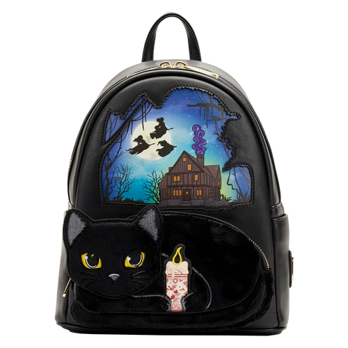Loungefly Disney Hocus Pocus Binx (Plush Pocket) Mini Backpack - New, With Tags