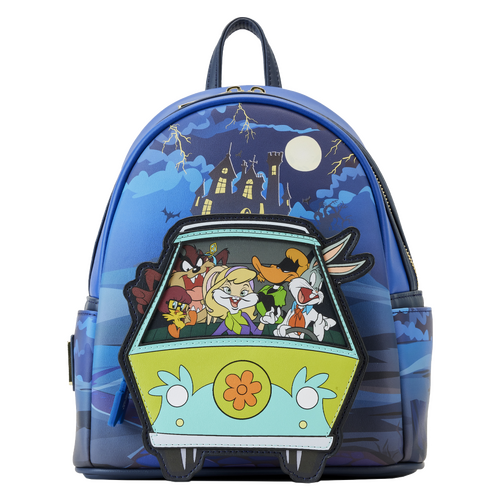 Loungefly WB 100 Looney Tunes Scooby-Doo Mashup (Glows In The Dark) Mini Backpack - New, With Tags