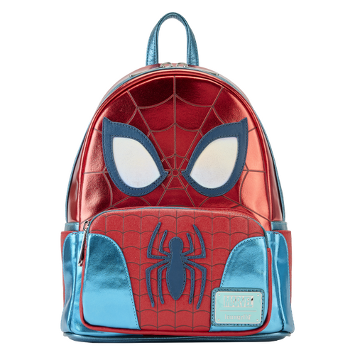 Loungefly Marvel Spider-Man Metallic Cosplay  Mini Backpack - New, With Tags