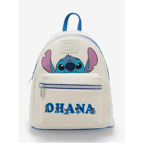 Loungefly Disney Lilo & Stitch Ohana Mini Backpack - New, With Tags