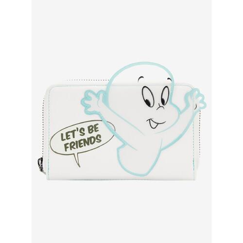 Loungefly Casper The Friendly Ghost Let's Be Friends (Glows In The Dark) Wallet - New, With Tags