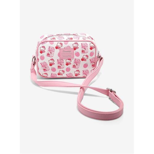 Loungefly Sanrio Hello Kitty Strawberry Milk Crossbody Bag - New, With Tags