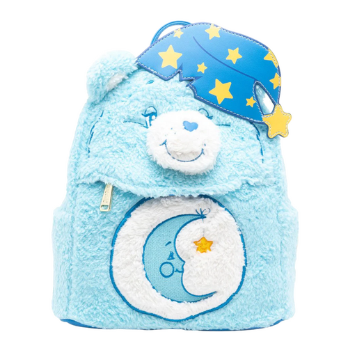 Loungefly Care Bears Bedtime Bear Sherpa Mini Backpack - New, With Tags