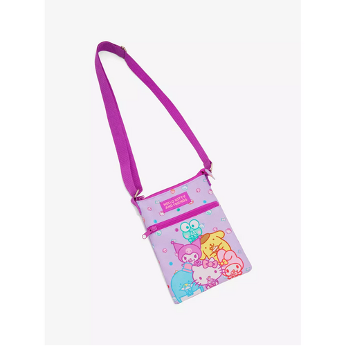 Hot Topic Sanrio Hello Kitty & Friends Boba Passport Crossbody Bag - New, With Tags